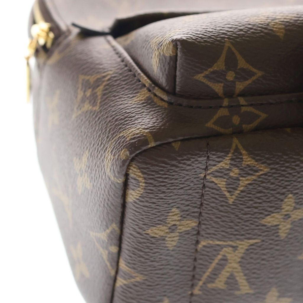 Louis Vuitton Monogram Palm Springs Mini Leather Backpack Brown — view 5