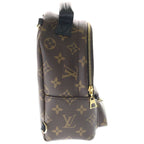 Louis Vuitton Monogram Palm Springs Mini Leather Backpack Brown — view 3