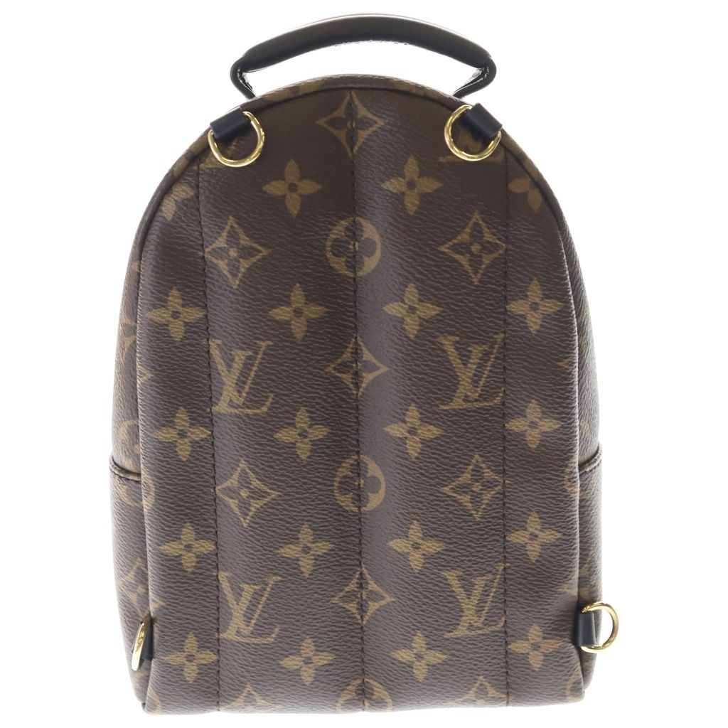 Louis Vuitton Monogram Palm Springs Mini Leather Backpack Brown — view 2