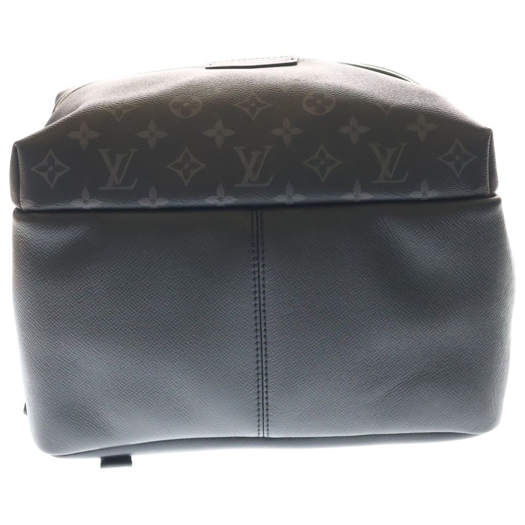 Louis Vuitton Monogram Eclipse Taigarama Discovery Backpack Leather Black — view 4