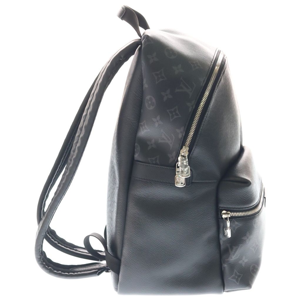 Louis Vuitton Monogram Eclipse Taigarama Discovery Backpack Leather Black — view 3