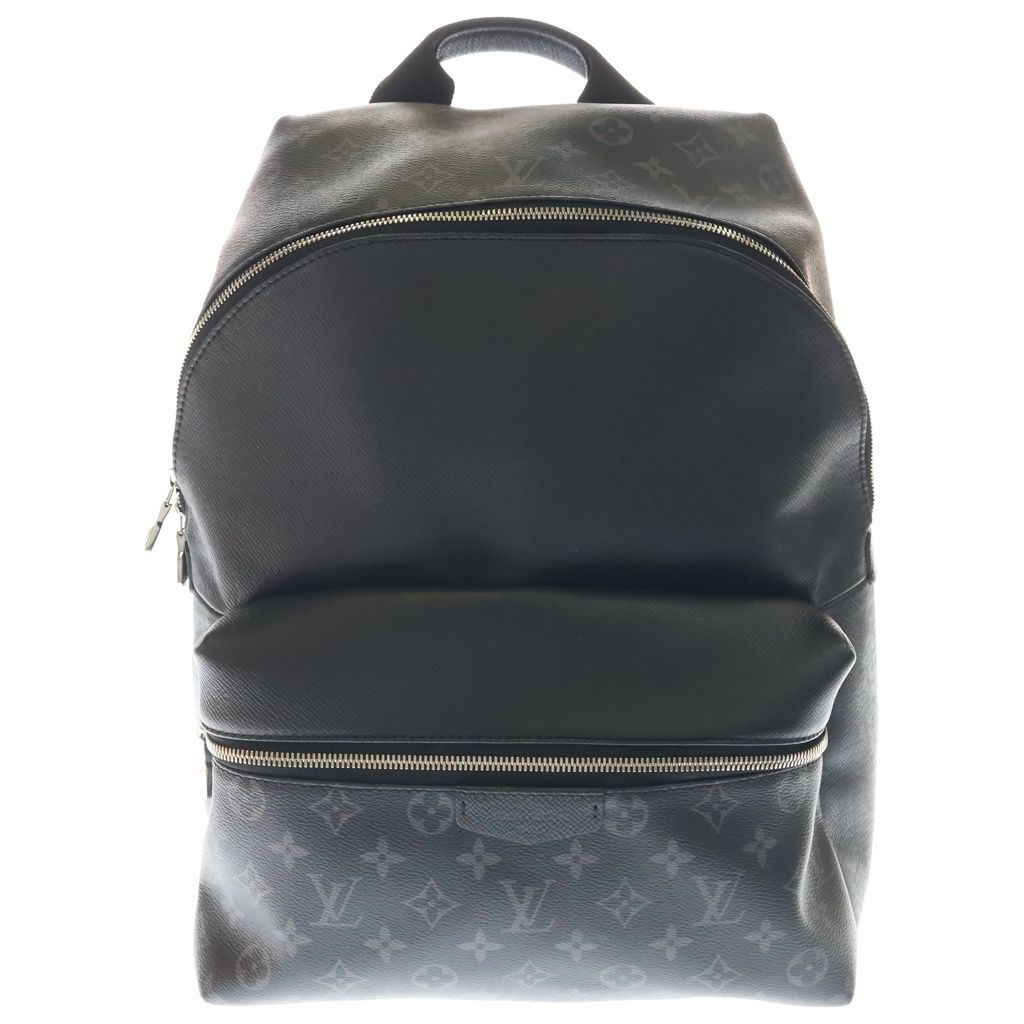 Louis Vuitton Monogram Eclipse Taigarama Discovery Backpack Leather Black