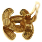 Chanel CC Logo Quilted Earrings for Both Ears Gold Plated — view 5