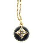 Louis Vuitton Pendentif PM Blossom Diamond Necklace 18k Yellow Gold Black — view 3