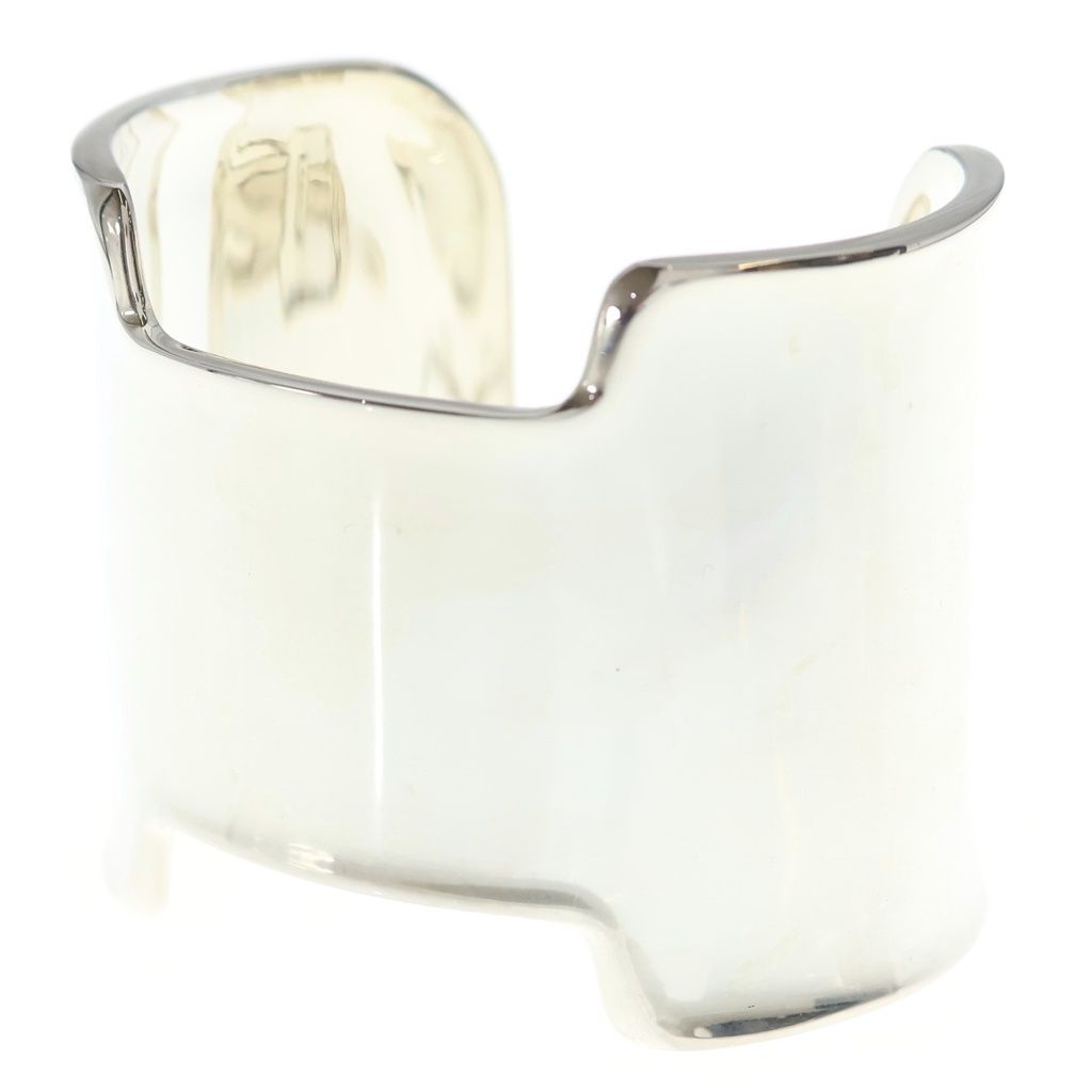 Hermes Amazon GM Bangle Bracelet Silver