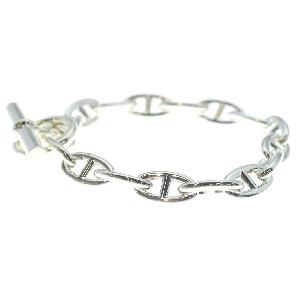 Hermes Chaine D'ancre GM Chain Bracelet Silver — view 4