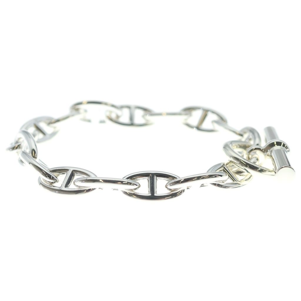 Hermes Chaine D'ancre GM Chain Bracelet Silver — view 3
