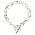 Hermes Chaine D'ancre GM Chain Bracelet Silver