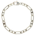 Louis Vuitton Pickpocket Monogram Bracelet Silver
