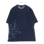 Hermes Short Sleeve Kuru Neck T-Shirt Navy — view 2