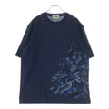 Hermes Short Sleeve Kuru Neck T-Shirt Navy