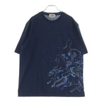 Hermes Short Sleeve Kuru Neck T-Shirt Navy