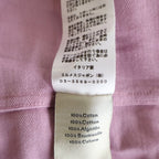 Hermes Embroidery Chest Pocket Short Sleeve Polo Shirt Pink — view 8