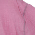 Hermes Embroidery Chest Pocket Short Sleeve Polo Shirt Pink — view 6