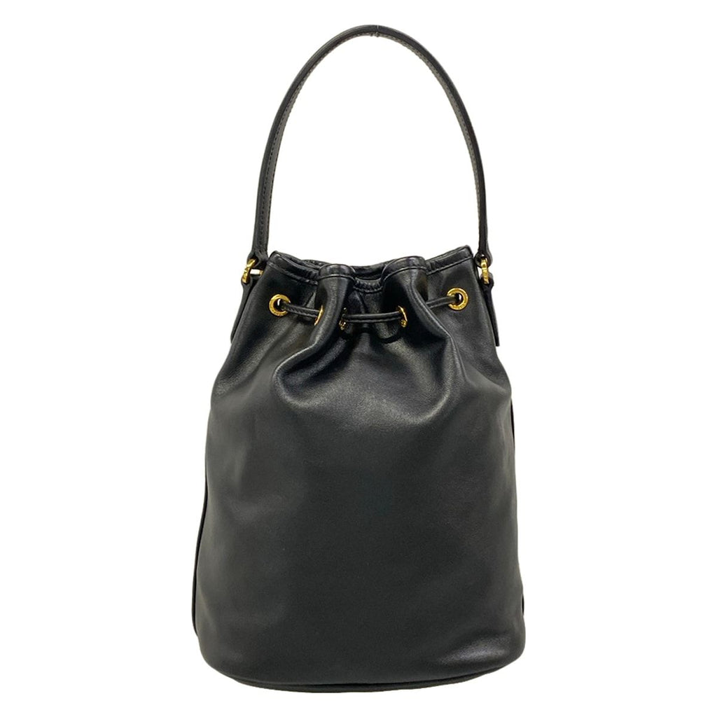 Prada Handbag Duet Black Drawstring Leather — view 3