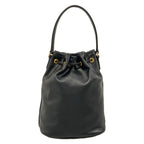 Prada Handbag Duet Black Drawstring Leather — view 3