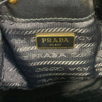 Prada Handbag Duet Black Drawstring Leather — view 9