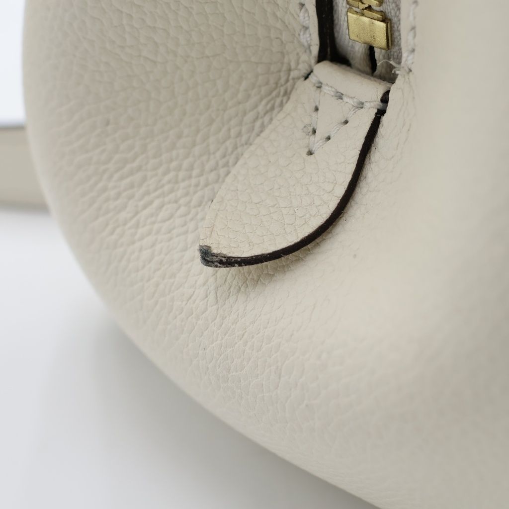 Louis Vuitton Monogram Empreinte Monte New BB Cream 2-Way Shoulder Bag White — view 7