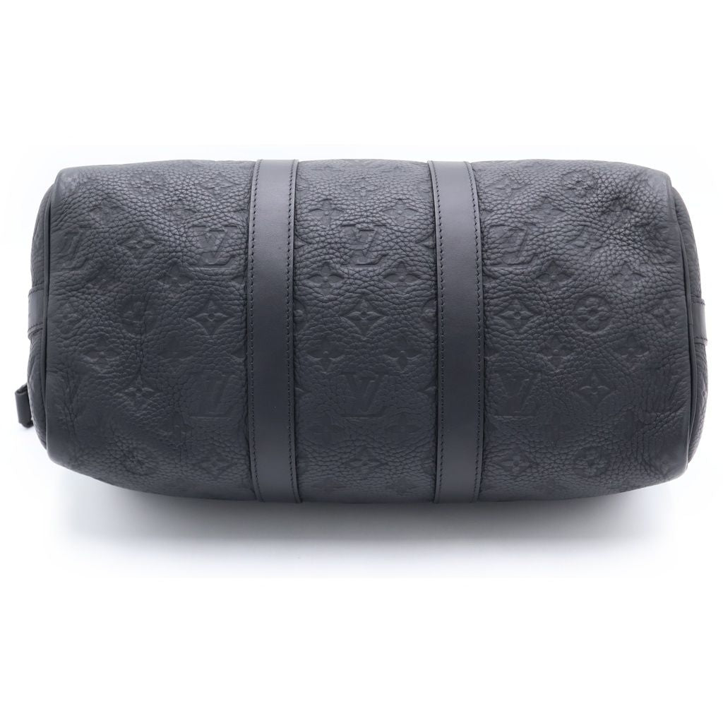 Louis Vuitton Monogram Keepall Bandouliere 35 2-Way Shoulder Bag Black Leather — view 4