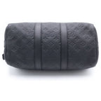 Louis Vuitton Monogram Keepall Bandouliere 35 2-Way Shoulder Bag Black Leather — view 4