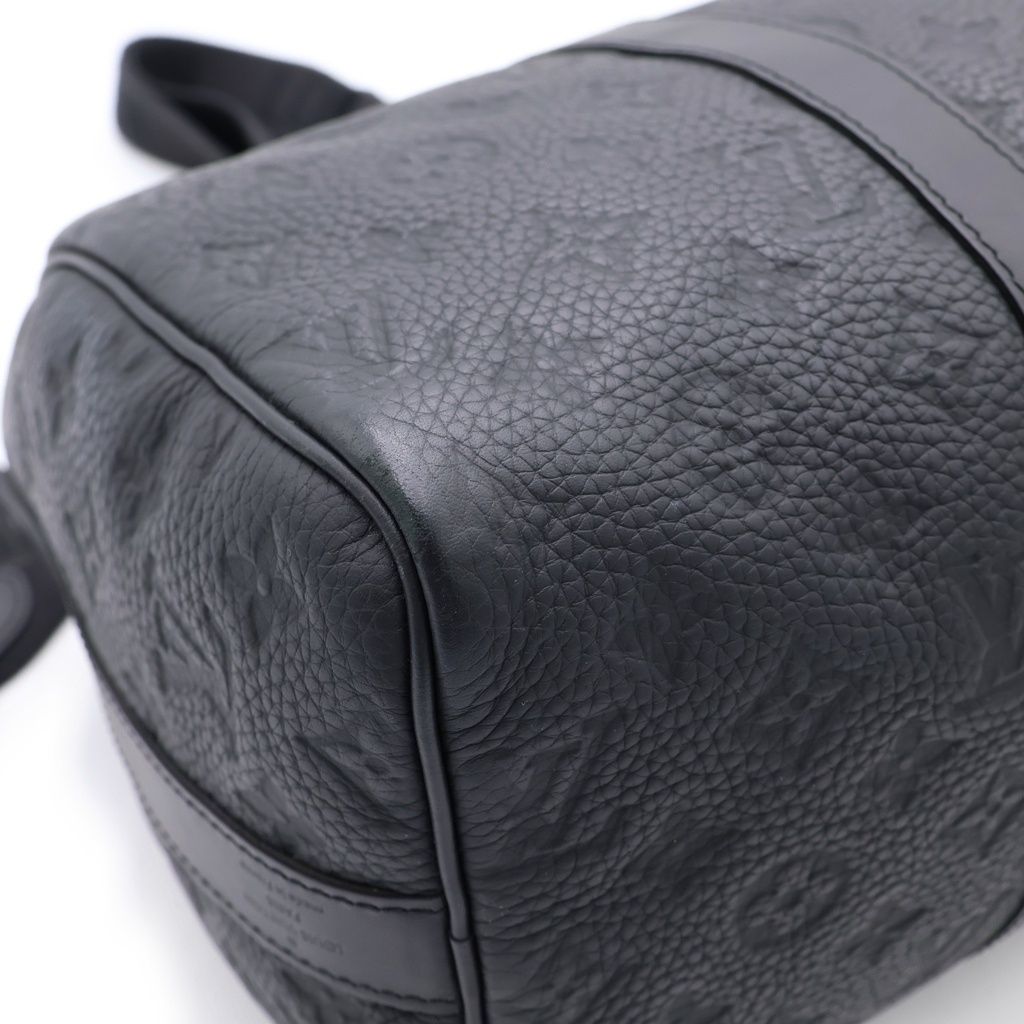 Louis Vuitton Monogram Keepall Bandouliere 35 2-Way Shoulder Bag Black Leather — view 6