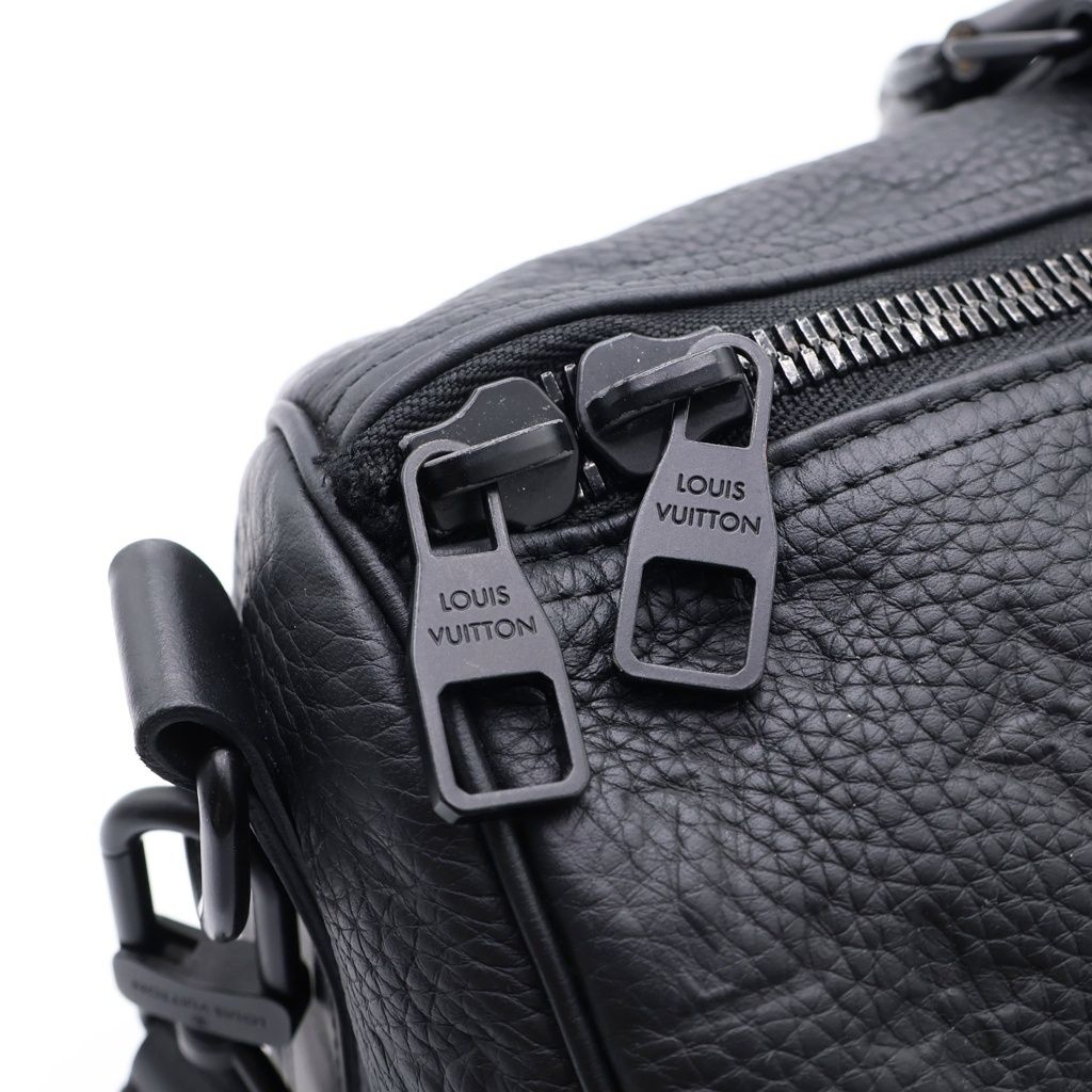 Louis Vuitton Monogram Keepall Bandouliere 35 2-Way Shoulder Bag Black Leather — view 7