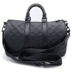 Louis Vuitton Monogram Keepall Bandouliere 35 2-Way Shoulder Bag Black Leather — view 2