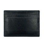 Saint Laurent Paris Card Case Black Gold Silver Leather — view 2