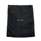 Saint Laurent Paris Card Case Black Gold Silver Leather — view 5