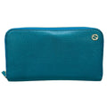 Gucci Wallet Betty Blue Green Zip Around Leather