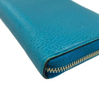 Gucci Wallet Betty Blue Green Zip Around Leather — view 8