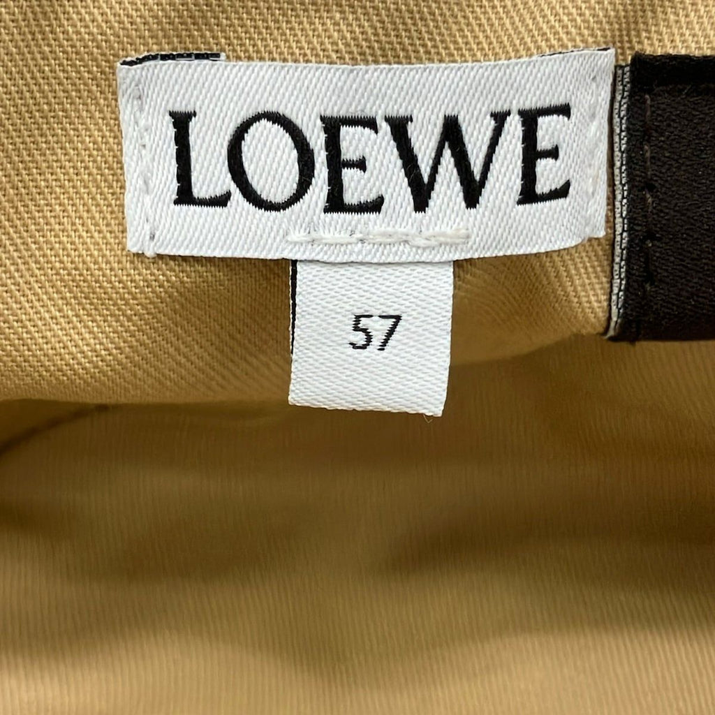 Loewe Hat 57 White Leather — view 5