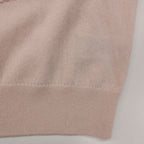 Hermes Knit Lift Cashmere Sweater Long Sleeve Crew Neck Pullover Top Pink — view 8