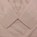 Hermes Knit Lift Cashmere Sweater Long Sleeve Crew Neck Pullover Top Pink — view 7