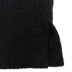 Chanel Coat Tweed Long Coat Jacket A Line Friends Outer Fully Lined Navy — view 7