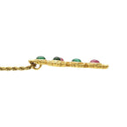Dior Dio Necklace Color Strike Cross Pendant Longchain Gold — view 4