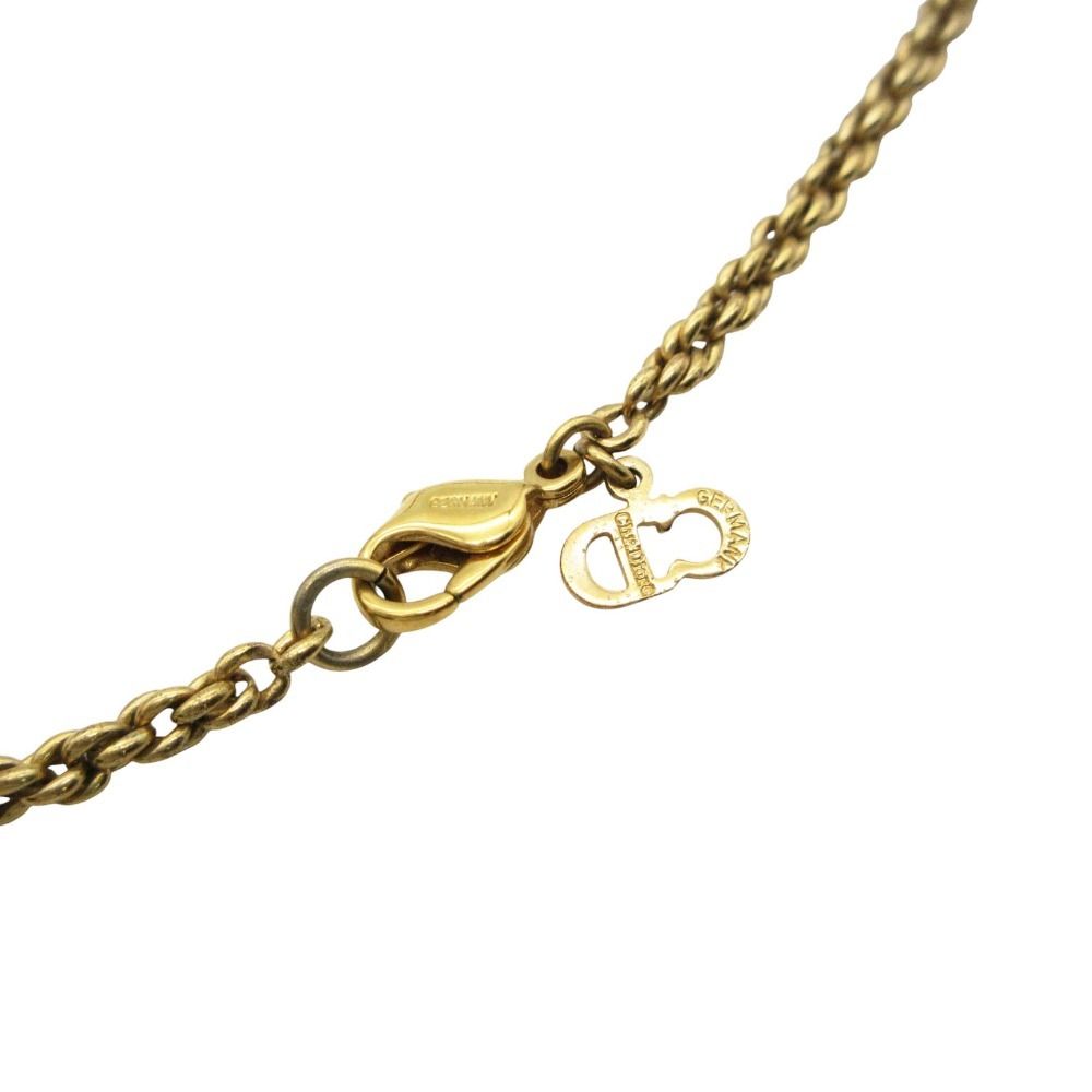 Dior Dio Necklace Color Strike Cross Pendant Longchain Gold — view 7
