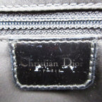 Dior Shoulder Bag Cannage Chain Perforated Leather Denim Black — view 8