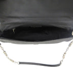Dior Shoulder Bag Cannage Chain Perforated Leather Denim Black — view 6