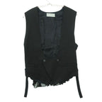 Dior Homme Vest Eddie Era Sequin Contrast Gilet Top Black