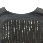 Dior Homme Vest Eddie Era Sequin Contrast Gilet Top Black — view 8