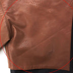 Hermes Coat Leather Short Sleeve Docking Button Belt with Pret a Porter Vo — view 8