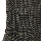 Chanel Jumpsuit Wool Silk CC Logo Jumps All in One Black — view 7