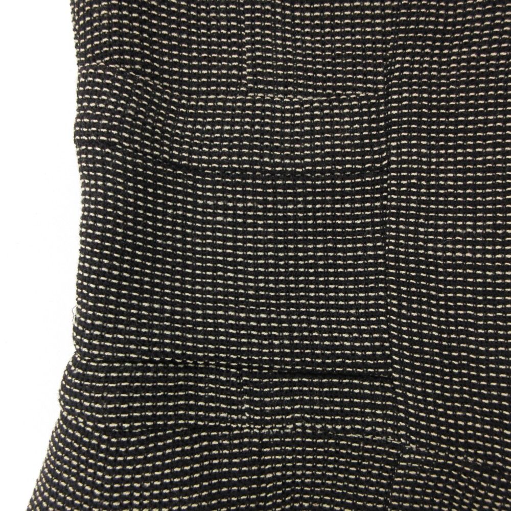 Chanel Jumpsuit Wool Silk CC Logo Jumps All in One Black — view 7