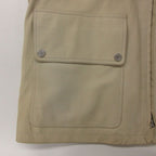 Hermes Rider's Jacket Series Button Cow Calf Cowhide Leather Single Light Beige — view 7