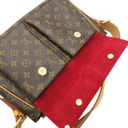 Louis Vuitton Shoulder Bag Monogram Vivacity GM Purse Brown — view 7