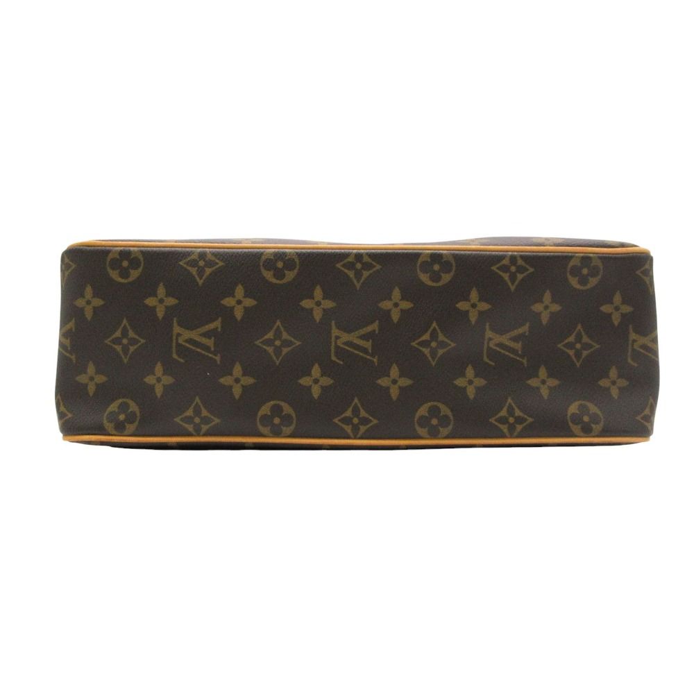 Louis Vuitton Shoulder Bag Monogram Vivacity GM Purse Brown — view 5