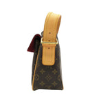 Louis Vuitton Shoulder Bag Monogram Vivacity GM Purse Brown — view 4