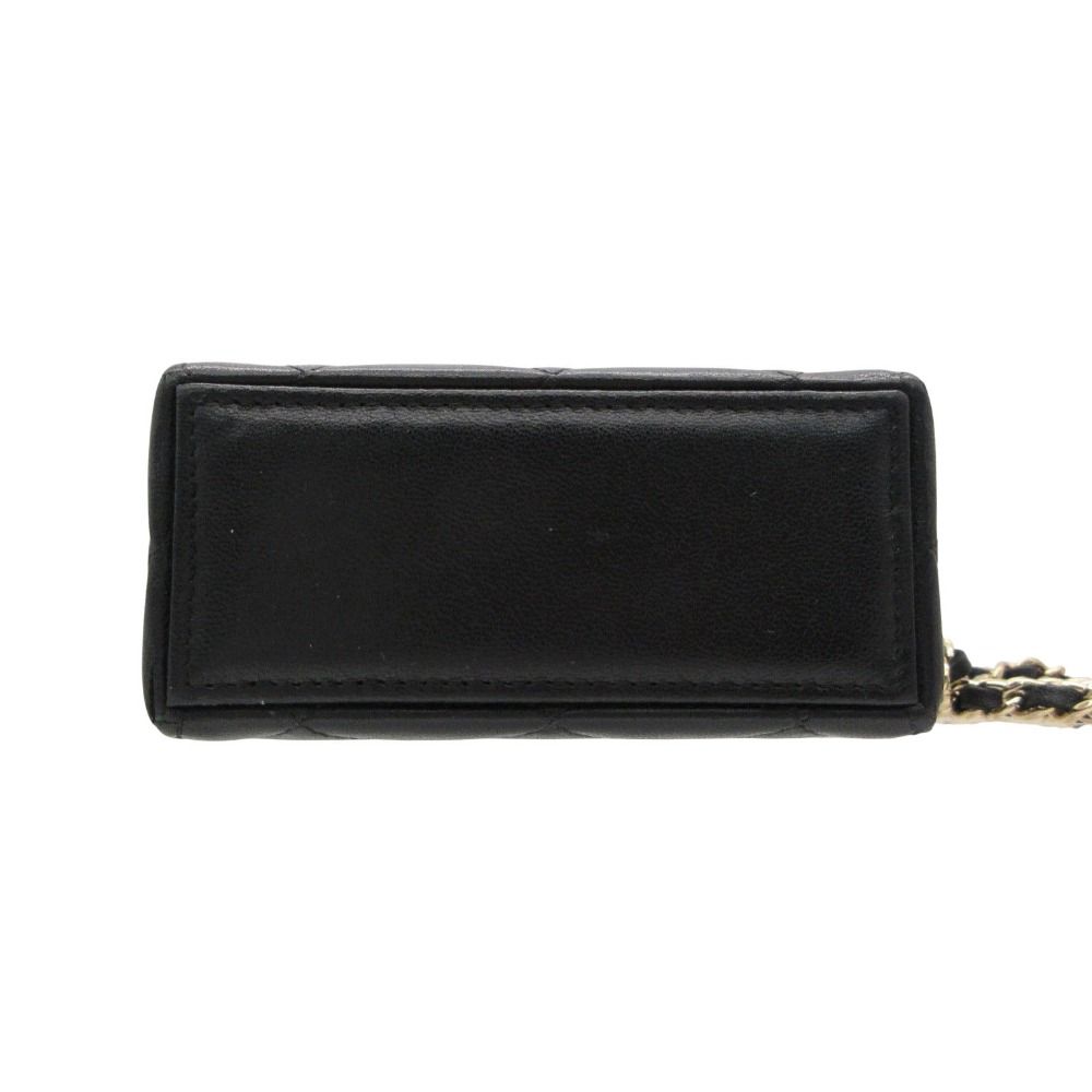 Chanel Shoulder Bag Black GD Lambskin — view 5