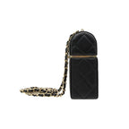 Chanel Shoulder Bag Black GD Lambskin — view 3